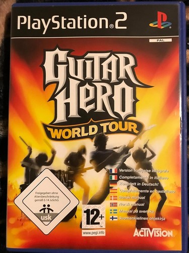 Videogioco guitar hero - guitar, world
