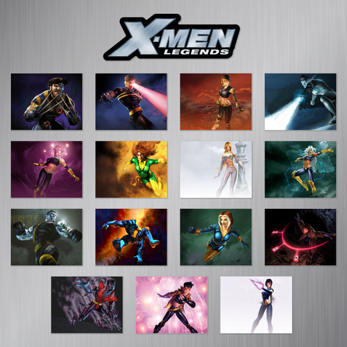 Men legends magnets xbox ps2 - x-men,